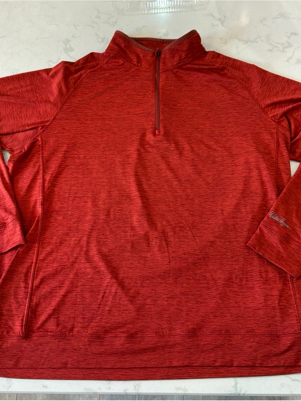 Walter Hagen Mens XXL Performance Golf Quarter Zip Lightweight Athletic Pullover